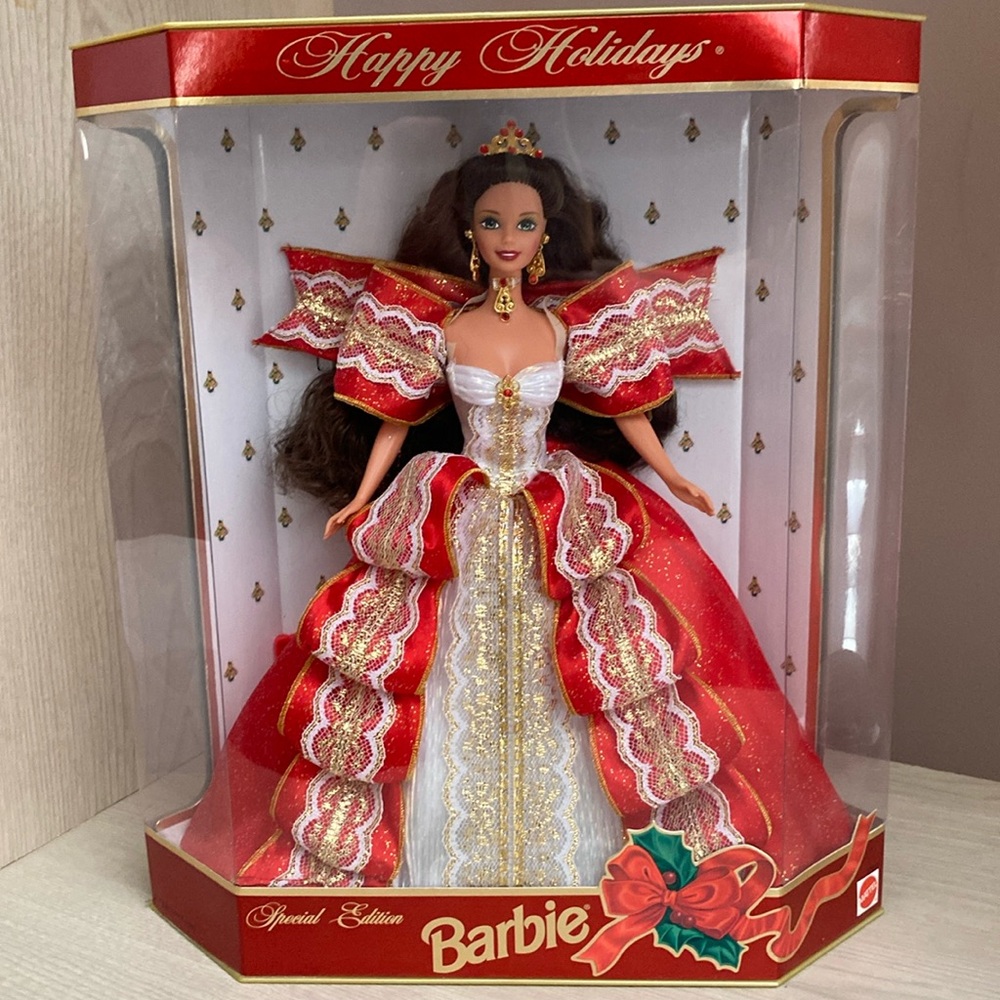 - - NRFB Happy Holiday’s Barbie Doll ~ 10th Anniversary 🎄